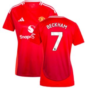 2024-2025 Man Utd Home Shirt (Womens) (Beckham 7)