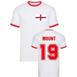 Mason Mount England Ringer Tee (White)