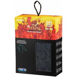Heatkeeper - Thermoshirt Kinder - Anthrazit meliert - 2-teilig