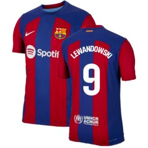 2023-2024 Barcelona Authentic Home Shirt (Lewandowski 9)
