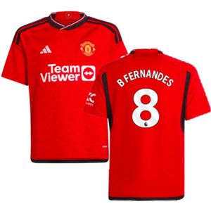 2023-2024 Man Utd Home Shirt (Kids) (B Fernandes 8)