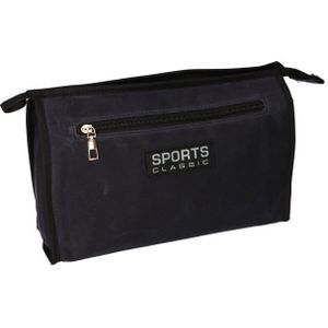 Reisende Toilettenbag Sport Militär blau lila 30 cm x 24 cm