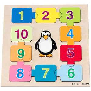 Rolf Relief Puzzel 10 Kleine Visjes, 10st.