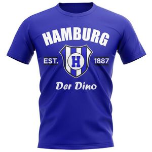 Hamburg Established Football T-Shirt (Blue)