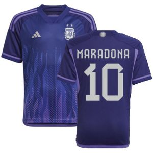 2022-2023 Argentina Away Shirt (Kids) (MARADONA 10)