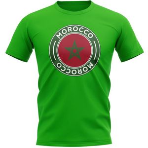 Morocco Football Badge T-Shirt (Green)