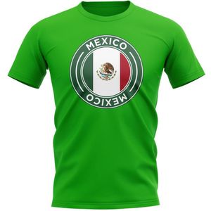 Mexico Football Badge T-Shirt (Green)