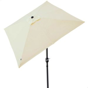 Parasoll Aktive 270 x 259 x 270 cm Staal Aluminium Crème