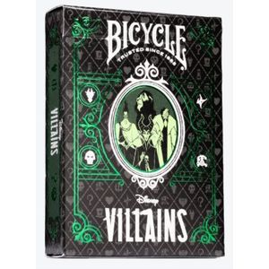 Playing Cards: Disney Villains Green (Bicycle)