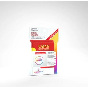 Gamegenic Matte Board Game Sleeves: Catan English (56x82mm) - 60