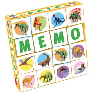 Memo Assorti Dino Memo - Gezelschapsspel voor kinderen vanaf 3 jaar - Speel en win met dit eenvoudige en leuke dinosaurusspel!