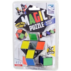 Clown Magic Puzzle 24 delig Multicolor