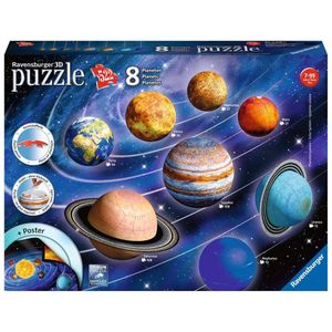 Zonnestelsel 3D Puzzel (522 Stukjes, Ravensburger)