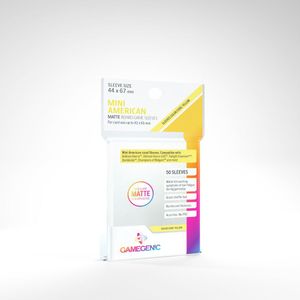 Gamegenic Matte Board Game Sleeves: Mini American (44x67mm) - 50