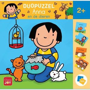 Clavis - Anna en de Dieren - Educatieve Duopuzzel - Kleurrijk - Voor Kinderen vanaf 2 Jaar