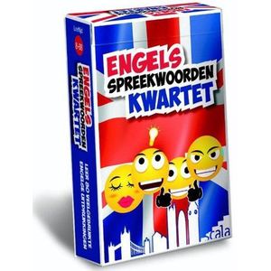 Scala Leuker Leren - Engels Spreekwoordenkwartet - Educatief Kwartetspel
