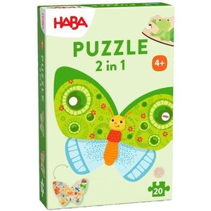 Houten Puzzel 2-in-1 Vlinder (4+) – Educatieve Houten Puzzel van HABA