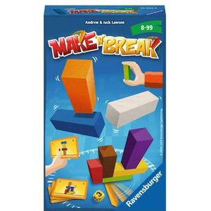 Ravensburger Make 'n Break Pocket - Behendigheidsspel voor 2-4 spelers vanaf 8 jaar | Speeltijd 15-20 minuten