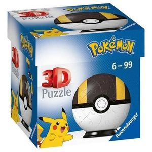 Ravensburger 3D Puzzel - Pokemon Ultra Ball - 54 Stukjes - Geschikt voor alle leeftijden