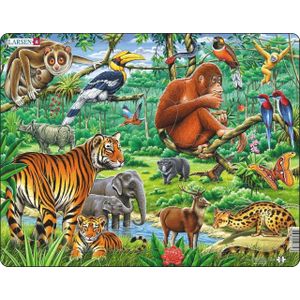 Larsen Legpuzzel Maxi Jungle Junior Karton 20 Stukjes