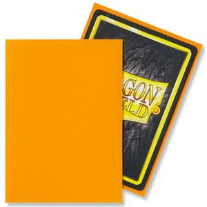 Dragon Shield Card Sleeves: Standard Matte Orange (63x88mm) - 100 stuks