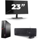 Lenovo ThinkCentre M700 SFF - Intel Core i5-6e Generatie - 8GB RAM - 240GB SSD - Windows 11 + 1x 23 inch Monitor