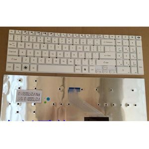 Notebook keyboard for Acer Aspire 5755 5830 V3 E1-572 white