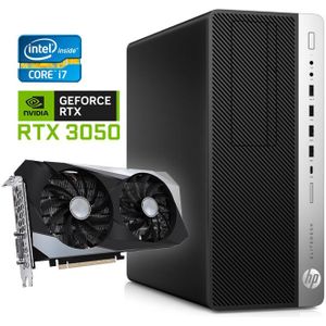 HP EliteDesk 800 G5 Tower - Intel Core i7-9e Generatie - 16GB RAM - 1TB SSD - Nvidia RTX 3050 - Win11 - Game PC