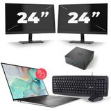 Dell Precision 5560 - Intel Core i7-11e Generatie - 15 inch - Touch - 16GB RAM - 512GB SSD - Windows 11 Home + 2x 24 inch Monitor