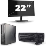 HP Z220 Workstation SFF - Intel Core i5-2e Generatie - 8GB RAM - 240GB SSD - Windows 10 + 1x 22 inch Monitor