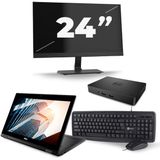 Dell Latitude 5289 - Intel Core i5-7e Generatie - 12 inch - 8GB RAM - 256GB SSD - Windows 11 + 1x 24 inch Monitor
