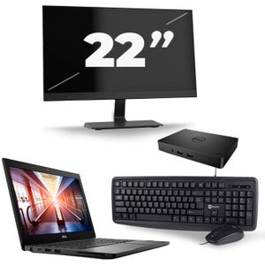 Dell Latitude 7290 - Intel Core i7-8e Generatie - 12 inch - 16GB RAM - 512GB SSD - Windows 11 + 1x 22 inch Monitor