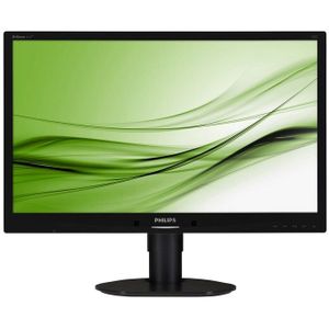 Philips Brilliance 241B4LPYCB - 24 inch - 1920x1080 - DP - DVI - VGA - Zwart - Zonder voet