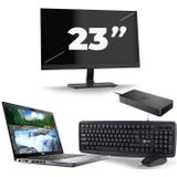 Dell Latitude 5410 - Intel Core i5-10e Generatie - 14 inch - 16GB RAM - 512GB SSD - Windows 11 + 1x 23 inch Monitor