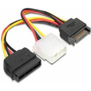 4-pin SATA Male to SATA FEMALE & MOLEX Cable