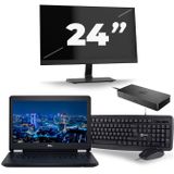 Dell Latitude E5270 - Intel Core i5-6e Generatie - 12 inch - 8GB RAM - 256GB SSD - Windows 11 + 1x 24 inch Monitor