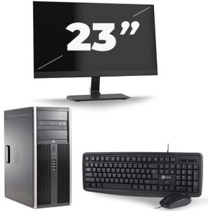 HP Compaq Elite 8300 Micro Tower - Intel Core i3-3e Generatie - 8GB RAM - 128GB SSD - Windows 10 + 1x 23 inch Monitor