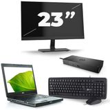 Dell Precision M4600 - Intel Core i7-2e Generatie - 15 inch - 8GB RAM - 256GB SSD - Windows 10 + 1x 23 inch Monitor