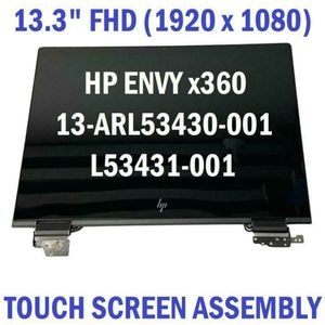 13.3" HP ENVY x360 13-AR 13z-AR FHD LCD Digitizer With Whole Bezels Assembly L53430-001