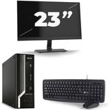 Acer Veriton X2631G SFF - Intel Core i5-4e Generatie - 8GB RAM - 256GB SSD - Windows 10 + 1x 23 inch Monitor