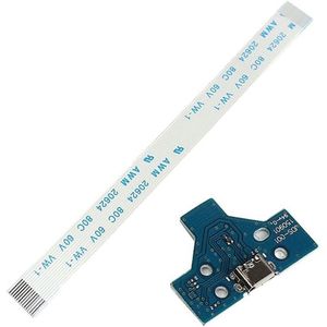 PS4 Controller Micro USB Charging Socket Circuit Board JDS-001 V1 14-pin Cable Port