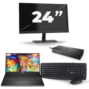 Dell Precision 5520 - Intel Core i7-7e Generatie - 15 inch - 16GB RAM - 512GB SSD - Windows 11 + 1x 24 inch Monitor