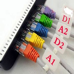 50pcs Cable Mark Tags, White, 3*120MM