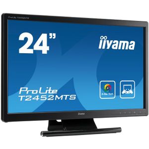 iiyama ProLite T2452MTS - 24 inch - Touchscreen - 1920x1080 - DVI - HDMI - VGA - Zwart