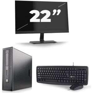 HP ProDesk 600 G1 SFF - Intel Core i7-4e Generatie - 16GB RAM - 512GB SSD - Windows 10 + 1x 22 inch Monitor