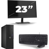 Dell Optiplex 3050 SFF - Intel Core i7-7e Generatie - 16GB RAM - 512GB SSD - Windows 11 + 1x 23 inch Monitor