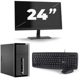 HP ProDesk 400 G2 Micro Tower - Intel Core i5-4e Generatie - 8GB RAM - 256GB SSD - Windows 10 + 1x 24 inch Monitor