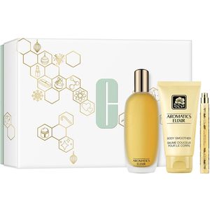 Clinique Aromatics Elixir - Parfum Spray 100ml + Parfum Travel Spray 10ml + Body Smoother 75ml