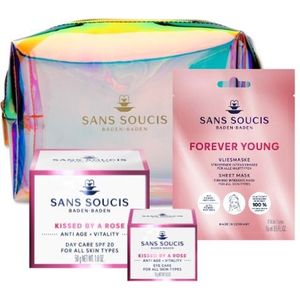 Sans Soucis Kissed by a Rose - Anti Age & Vitality Day Care SPF20 50ml + Eye Care 15ml + Forever Young Sheet Mask 16ml (OP=OP)