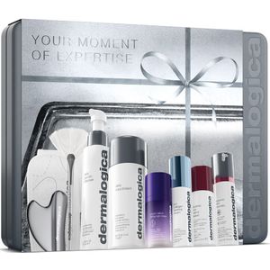 Dermalogica - Your Moment of Expertise - Geschenkset - 50ml Dynamic Skin Recovery SPF50 - 30ml Retinol Serum - 74g Daily Microfoliant - 150ml Daily Glycolic Cleanser - 15ml Phyto Nature Eye Cream - 30ml Pro-Collagen Banking Serum - Gua Sha Steen - Waaierkwast - Haarband